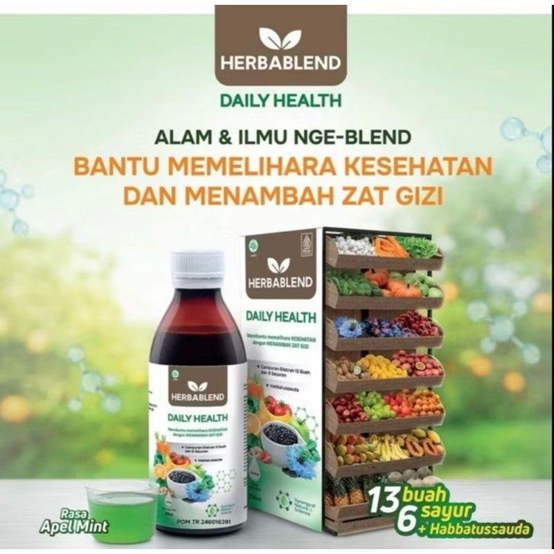 

(READY.SIAP.KIRIM)PRELOVED.HERBABLEND.DAILY.HEALTH.250ML