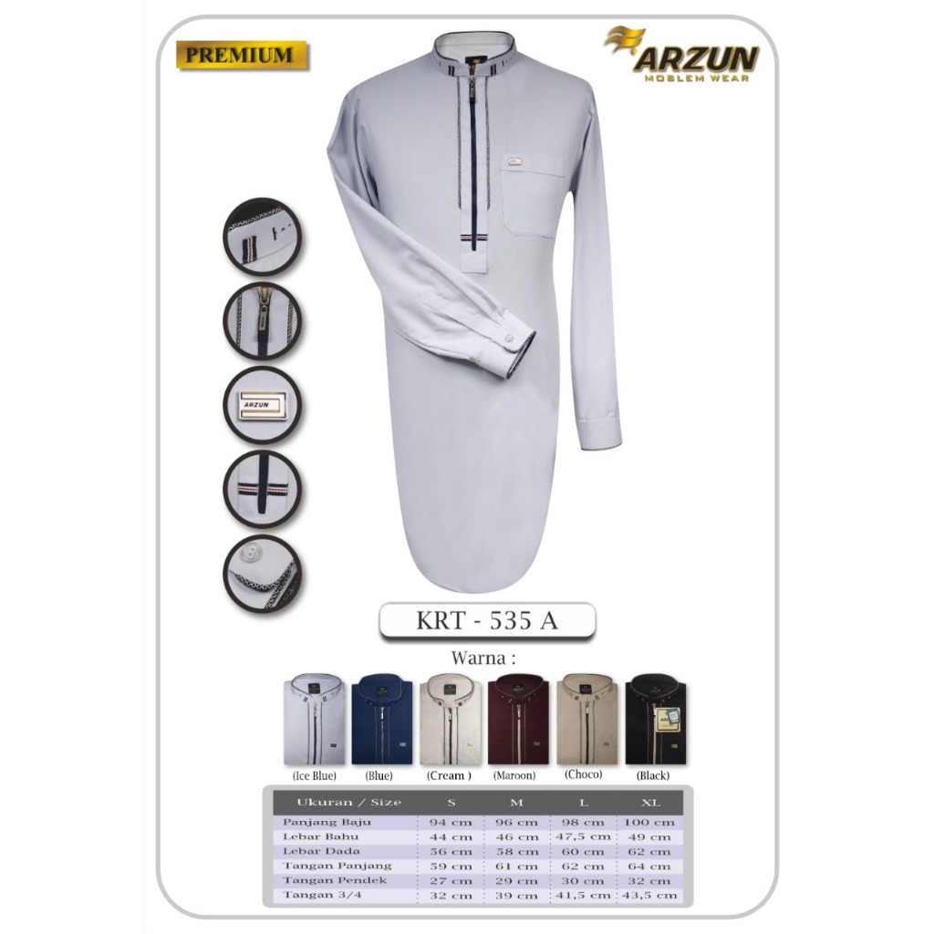 BAJU KOKO KURTA PAKISTAN / BAJU KOKO KURTA ARZUN PREMIUM
