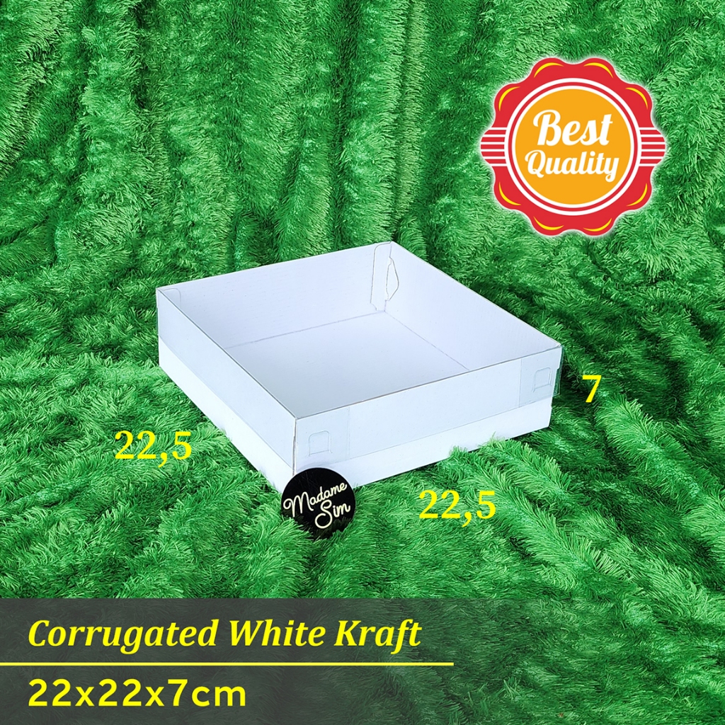 

BOX MIKA - DUS KUE - KOTAK HAMPERS - KARDUS 22x22x7 - WK (ISI : 10 PCS)