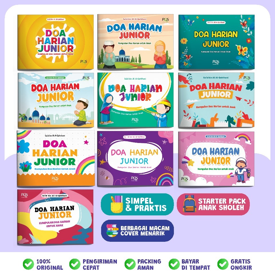 Pustaka Quran Sunnah - Buku Anak Doa Harian Junior Saku