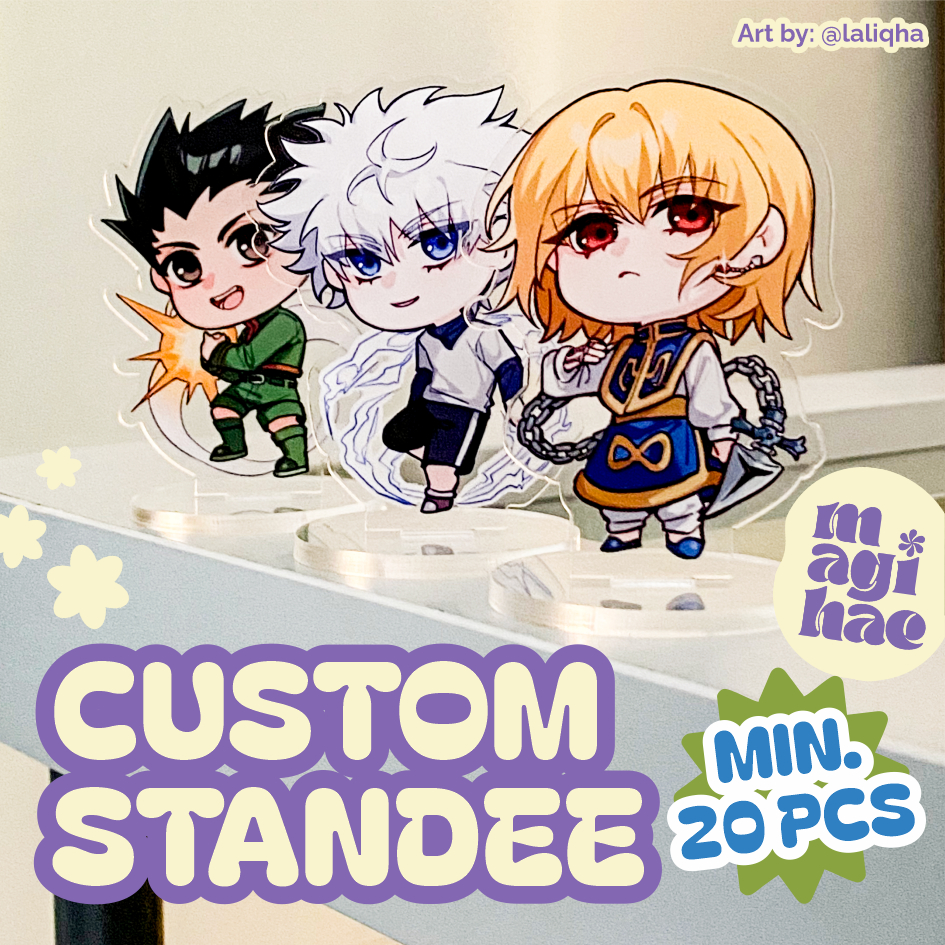 [Min. 20pcs] Custom Standee Akrilik | Custom Acrylic Standee