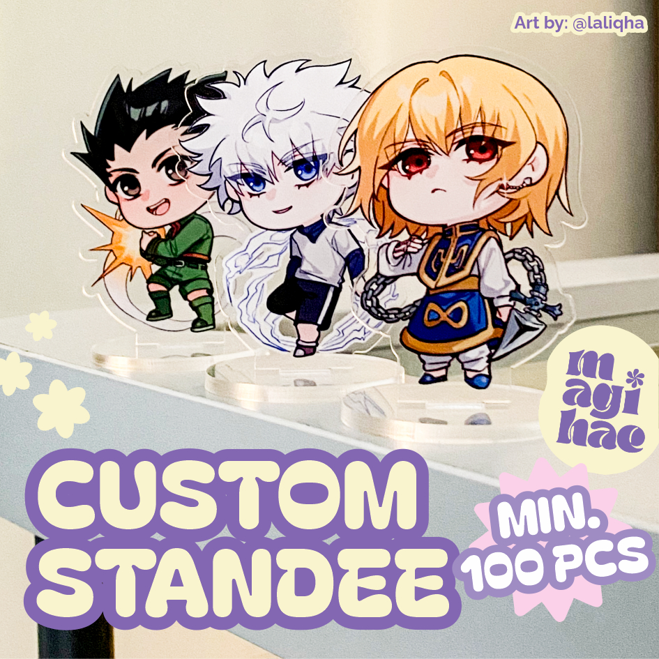 [Min. 100pcs] Custom Standee Akrilik | Custom Acrylic Standee