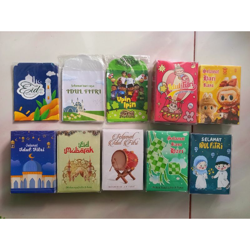 

(ACEH) Amplop lebaran isi 10 lembar ukuran medium / amplop idul fitri / angpau lebaran / angpao hari raya