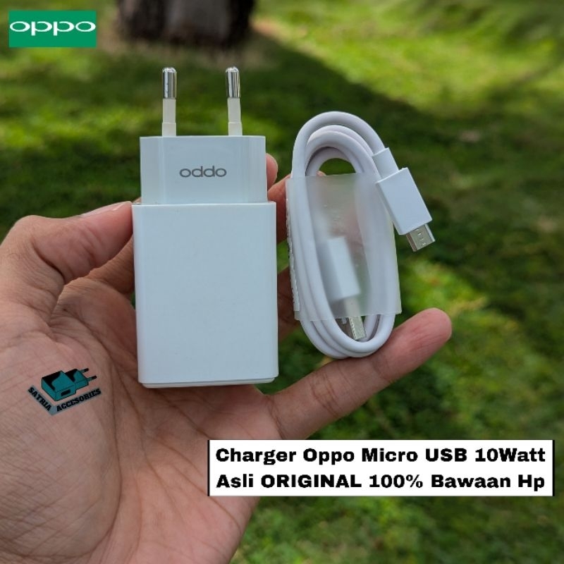 Charger Oppo Micro USB 10Watt Asli ORIGINAL 100% Bawaan Hp