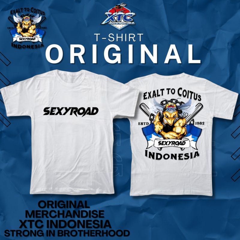 Kaos Original XTC Sexyroad Indonesia Berlabel Resmi