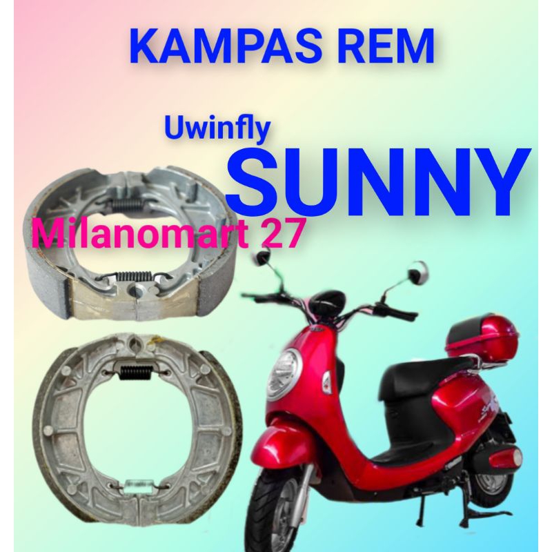 kampas rem uwinfly sunny kampas rem sepeda listrik uwinfly sunny