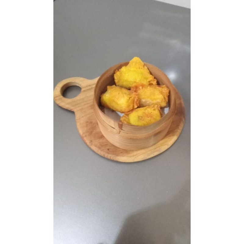 

Dimsum Wonton Goreng Freezer Premium (full daging + sedikit tepung) 10 pcs HALAL