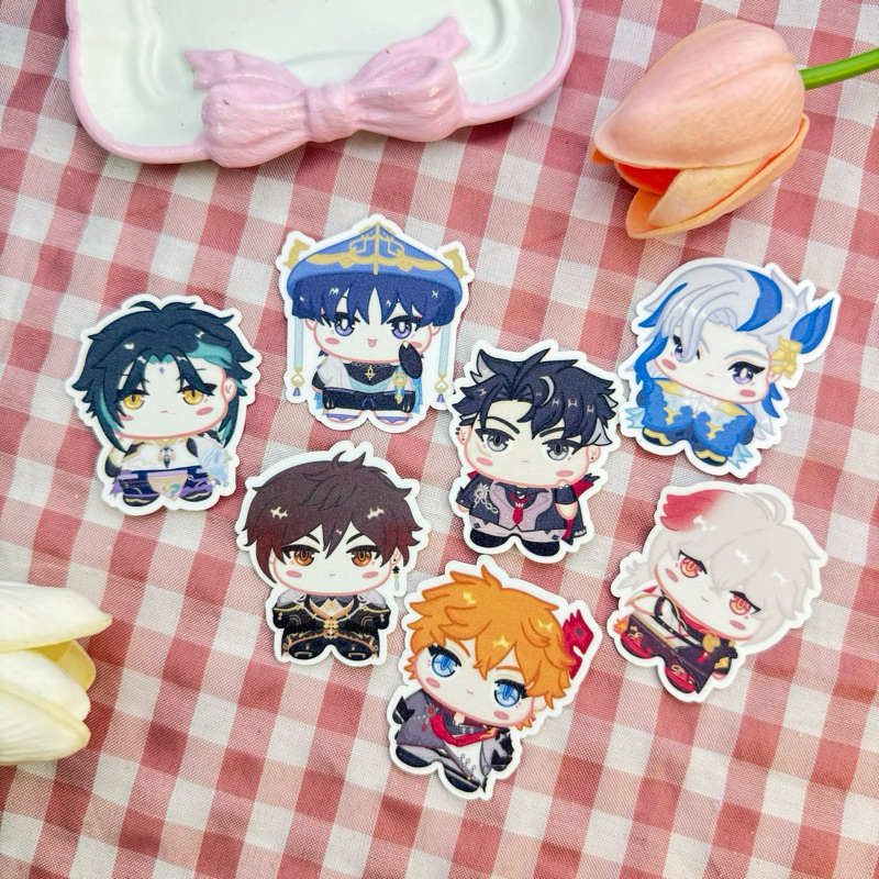 

GENSHIN IMPACT | STICKER DIE CUT | STICKER KARTU ANIME | 5 CM