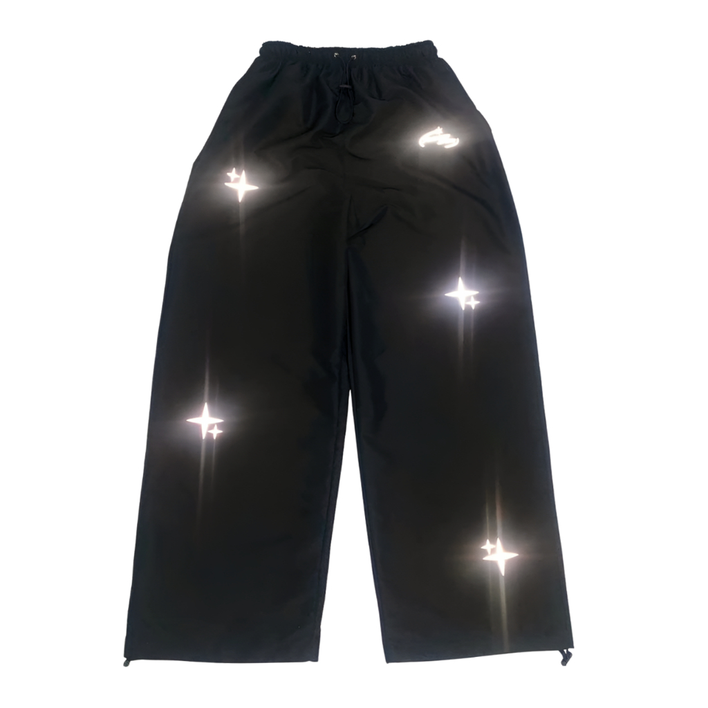 Baggy Pants Y2K Retro Star Reflective