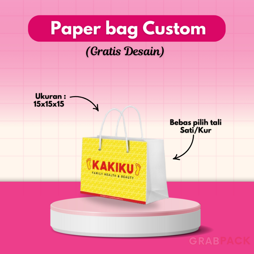 

Paper Bag Custom tebal bahan Art Carton Cetak paper bag murah berkualitas terdekat jakarta