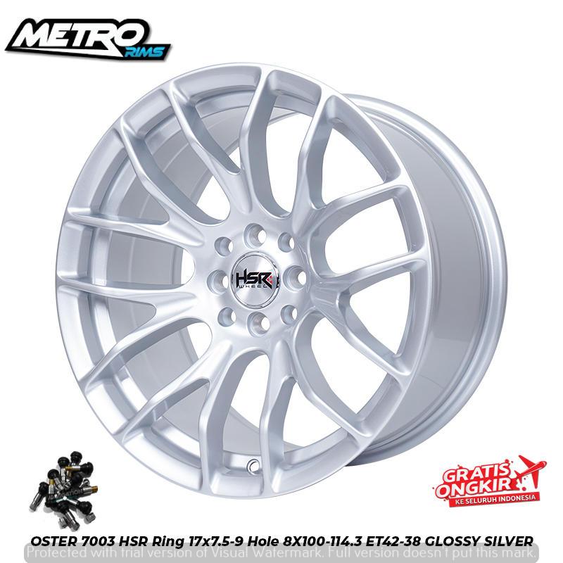 VELG RACING MODEL CONCAVE RING 17 MOBIL JAZZ RS MAZDA2 FIESTA FERIO CK4 PELEK HSR OSTER R17X75-9