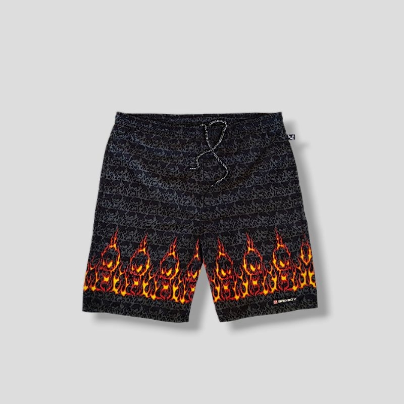 Badboy Flame Skull Shortpants (Second/Bekas)