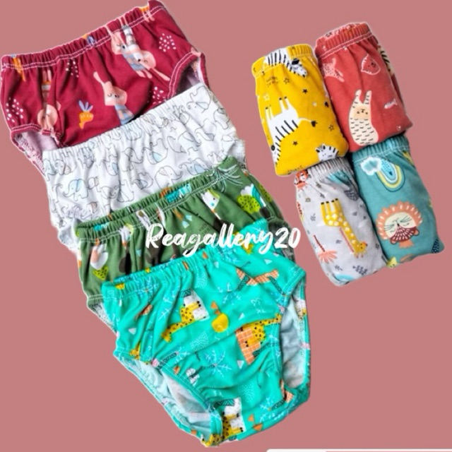 GROSIR 6pcs celana dalam anak karakter bahan velvet premium | celana dalam anak laki2/perempuan | cd