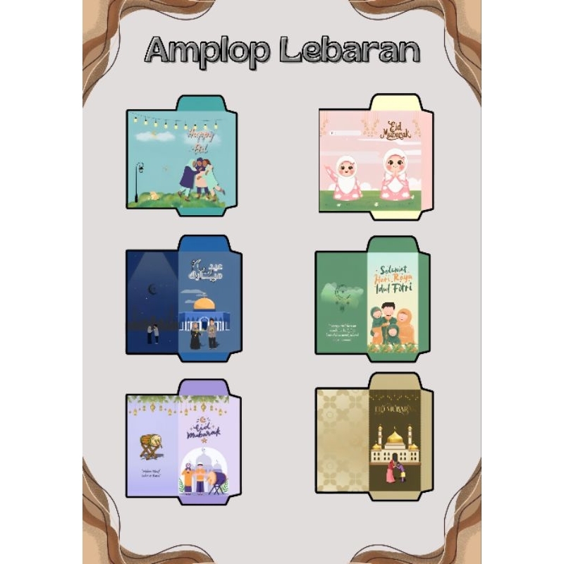 

AMPLOP LEBARAN KARAKTER | P1