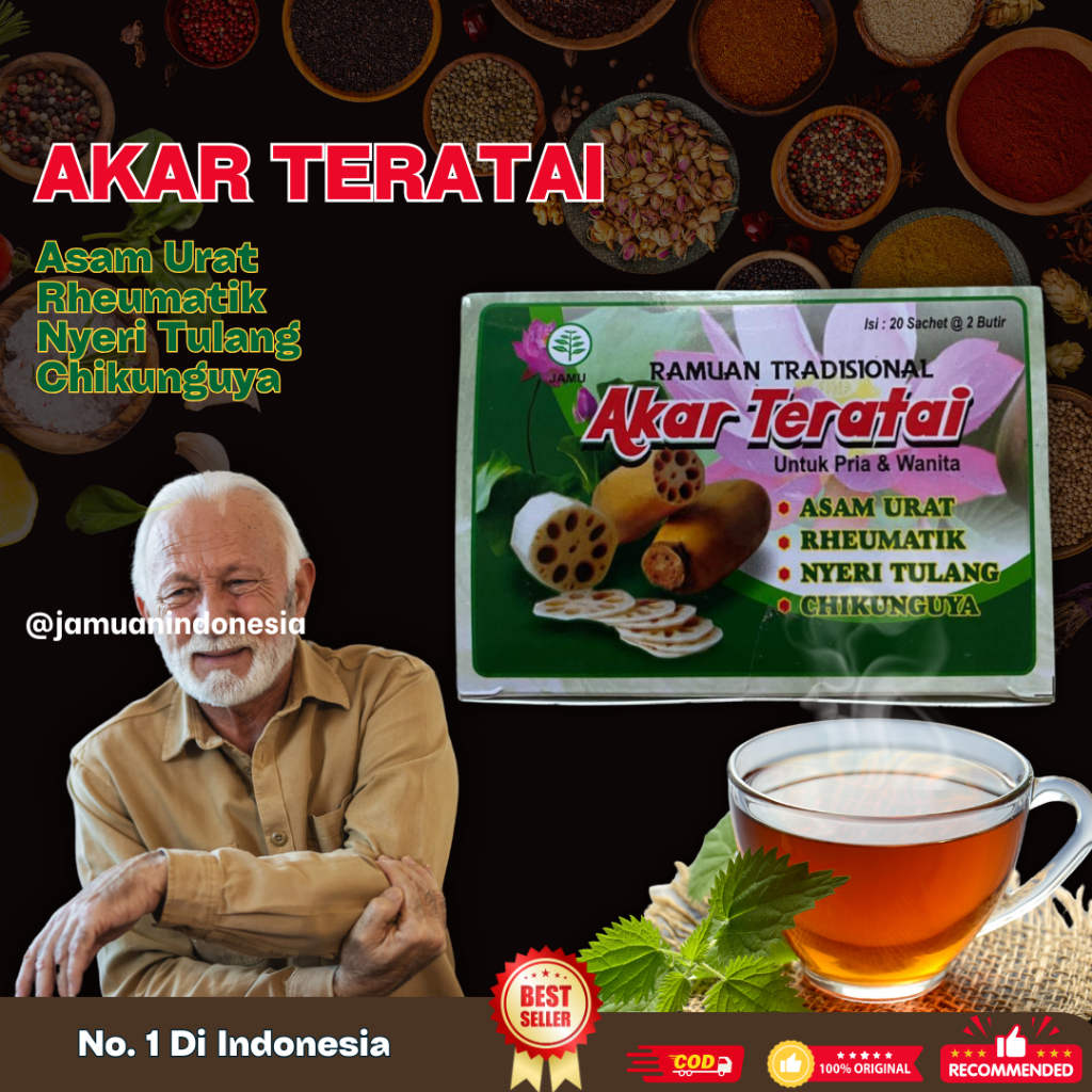 

Kapsul Akar Teratai Renceng Jamu Herbal Asam Urat