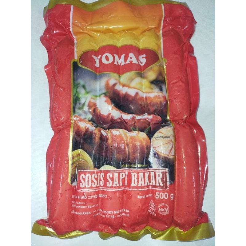 

YOMAS SOSIS SAPI BAKAR 500GR