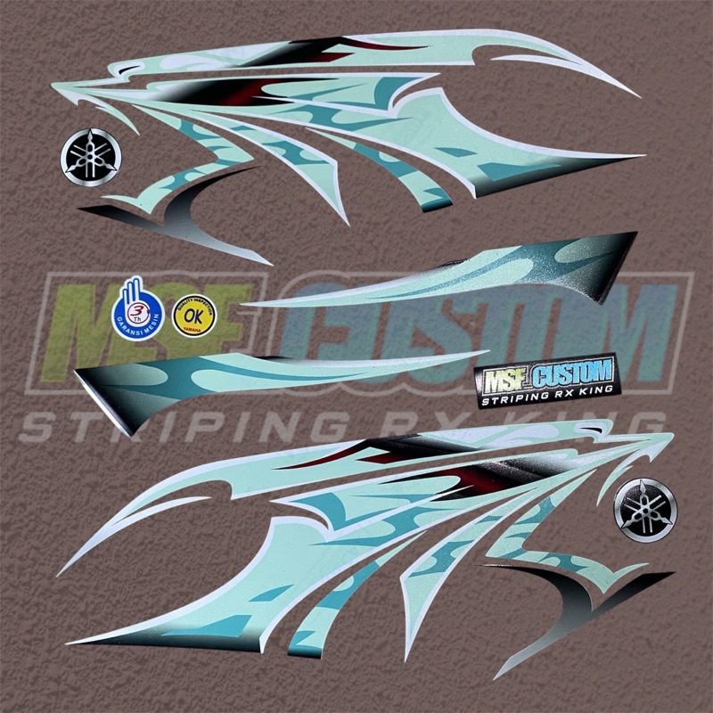 Striping Rx King Dragon Transparan || Striping tx King 2006