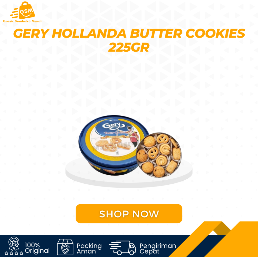 

Gery Hollanda Butter Cookies 225Gr