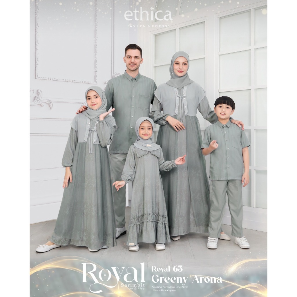 ROYAL 63 GREENY ARONA SARIMBIT TERBARU 2025 BY ETHICA KAHFI 348 / KAGUMI 338 / KAGUMI KIDS 181 / KAH