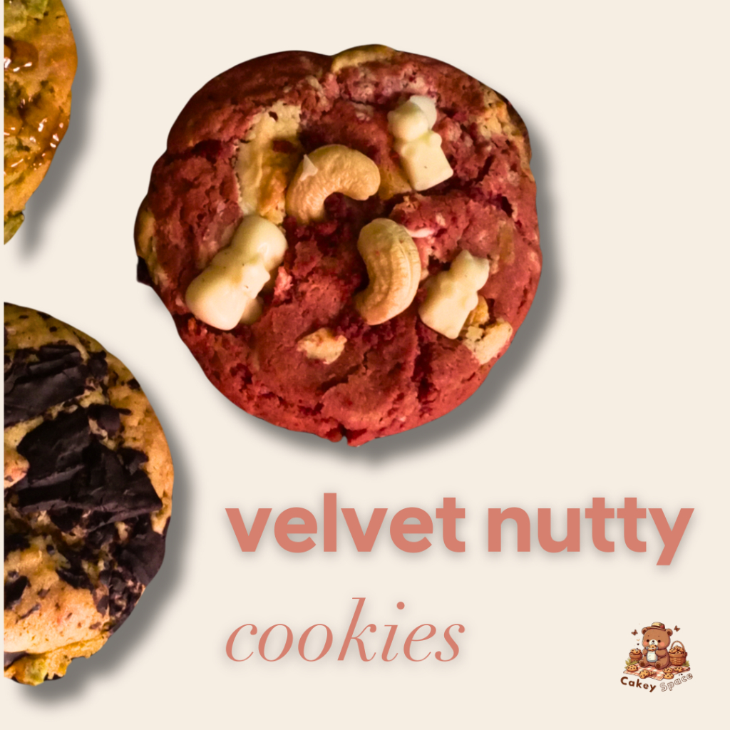 

VELVET NUTTY SOFT THICK COOKIES by CAKEYSPACE