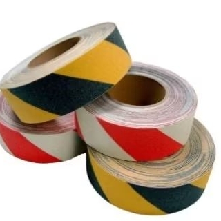 Anti Slip Safety walk -tape Anti Licin Lantai-slip garasi  5cm-MERAH-PUTIH