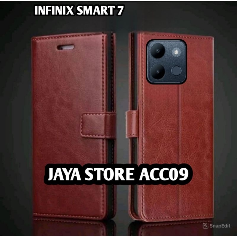 CASE INFINIX SMART 7 FLIP COVER SARUNG CASE DOMPET