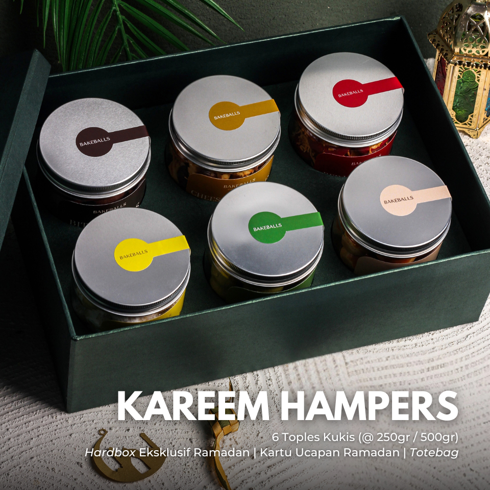 

KAREEM Hampers by Bakeballs | Hampers Lebaran Idul Fitri | Hampers Kue Kering