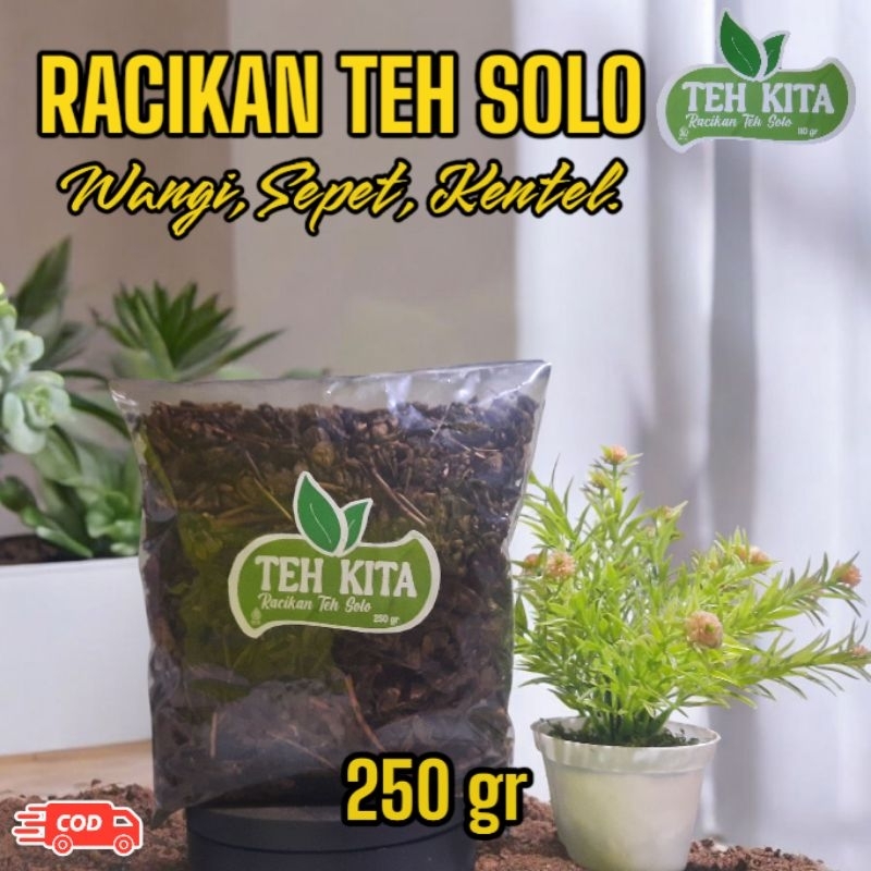 

Teh Racikan Solo Kemasan 250gram Wangi Sepet Kentel