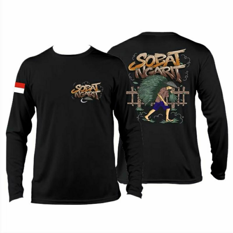 KAOS SOBAT NGARIT BAWA RUMPUT COKLAT