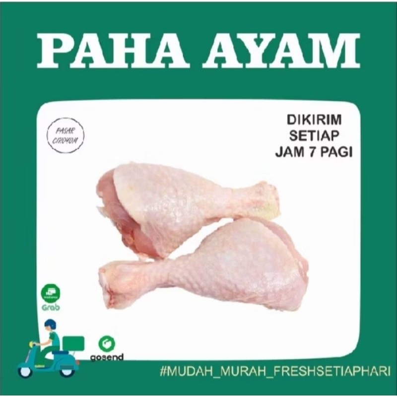 

Paha bawah pentung ayam 1kg isi 9-10 Halal.