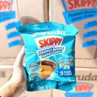 

skeippy peanut butter wafer cones