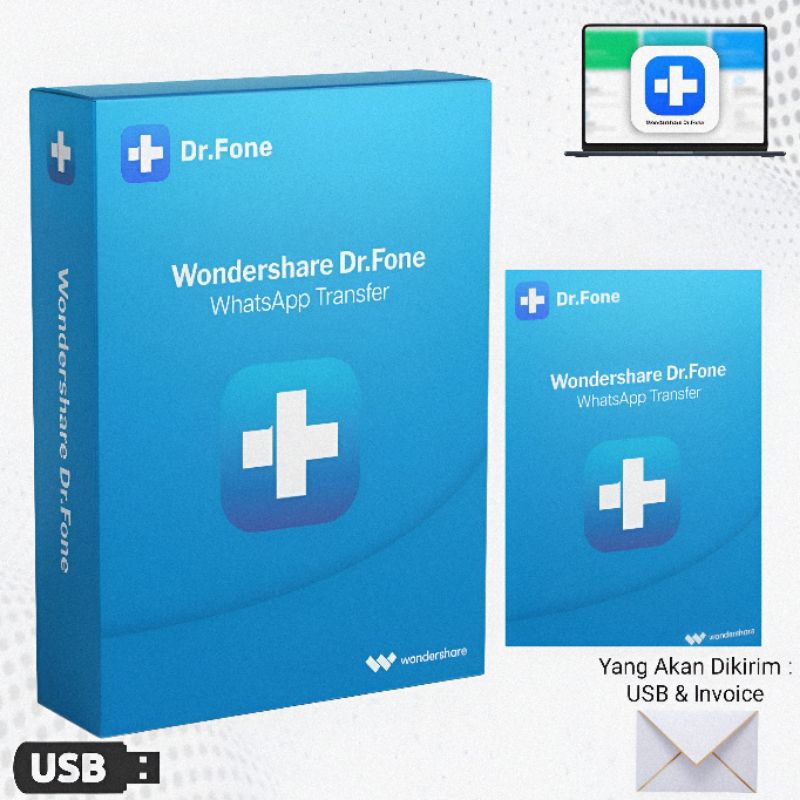 Wondershare Dr.Fone Whatsapp Transfer Original Lisensi (Lifetime)