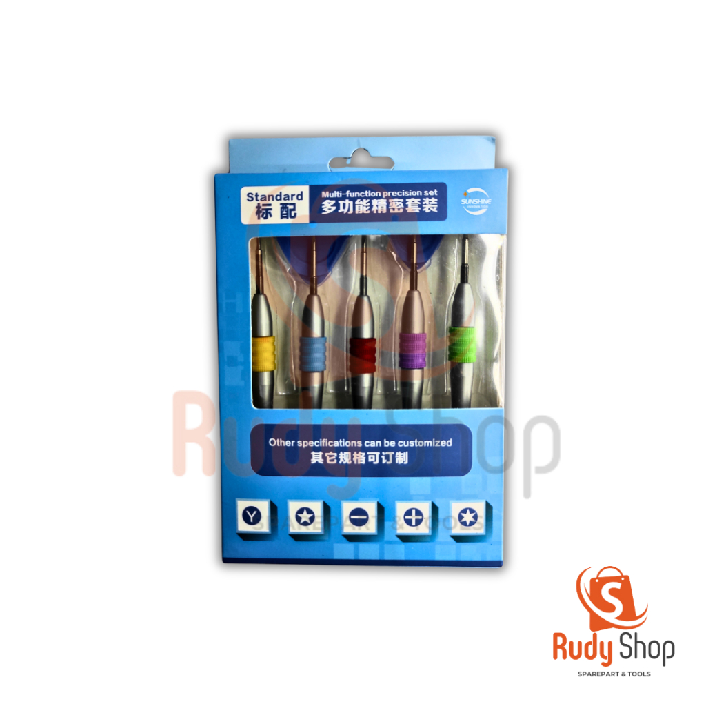 Obeng Set Screwdriver Set Sunshine SS-5103C Alat Service HP