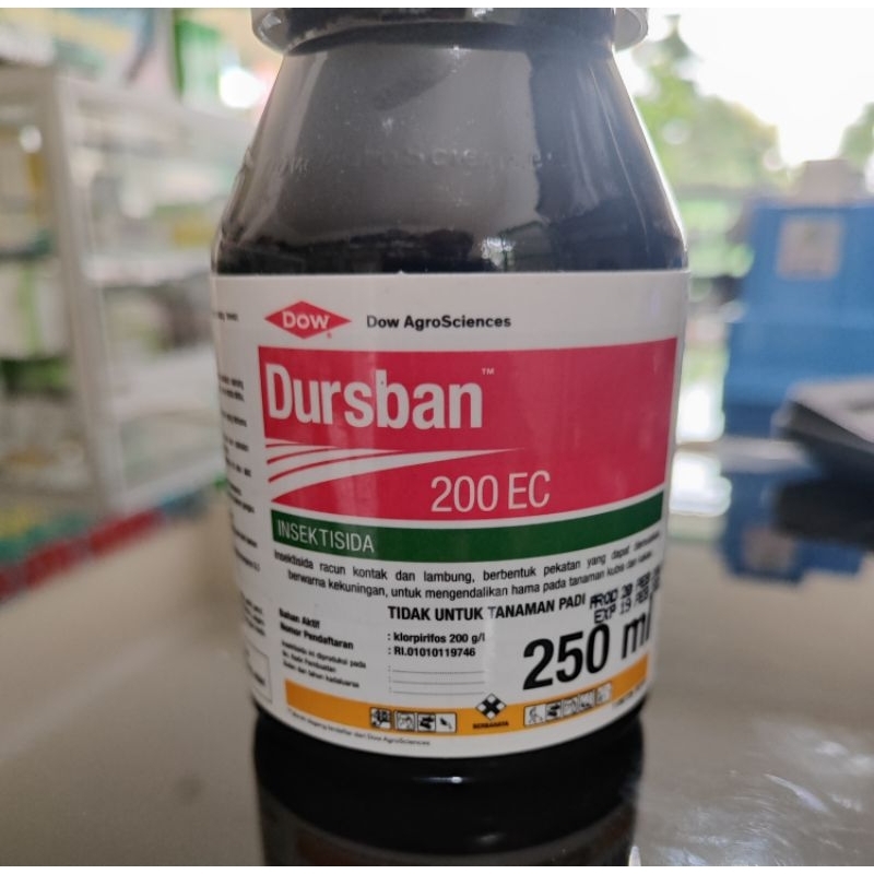 Insektisida Dursban 200EC kemasan 250ml