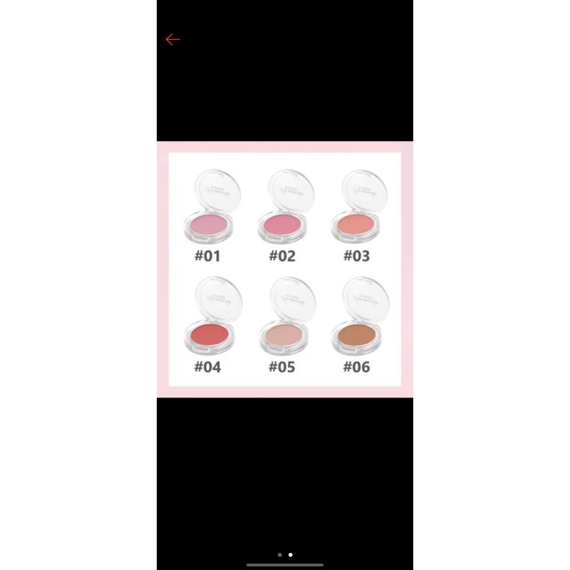 BLUSH ON BLUSHER SINGEL WATERPROOF & LONG LASTING PERONO PIPI glowing glitter