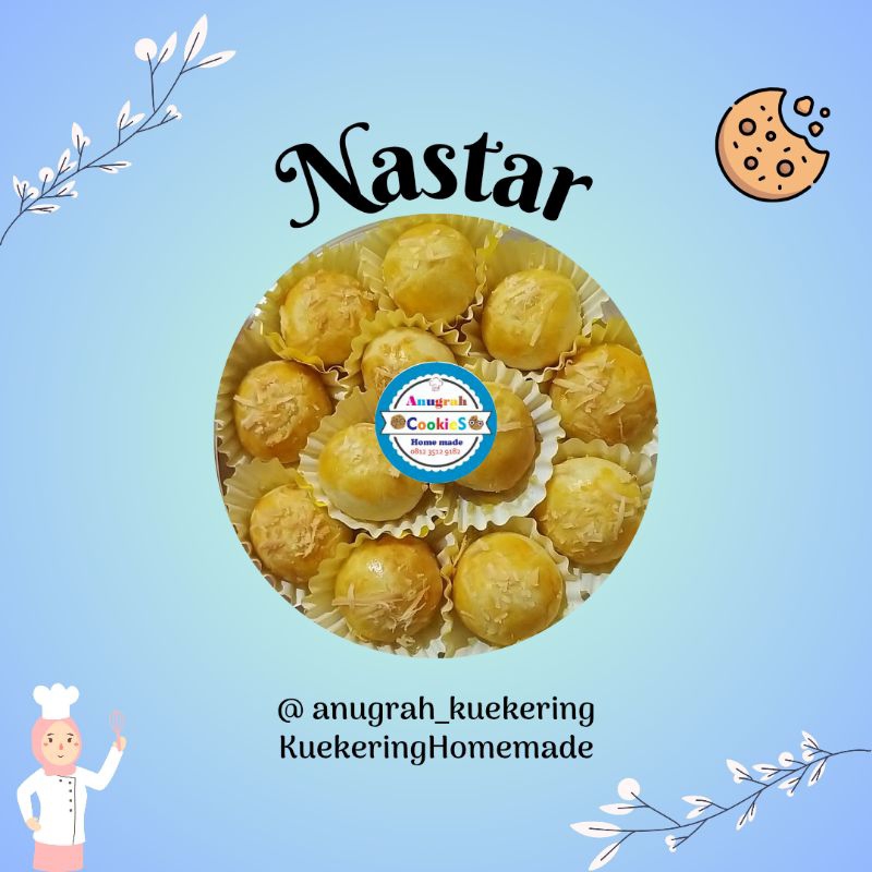 

Kue Kering Nastar KEMASAN TOPLES UKURAN 500 gr