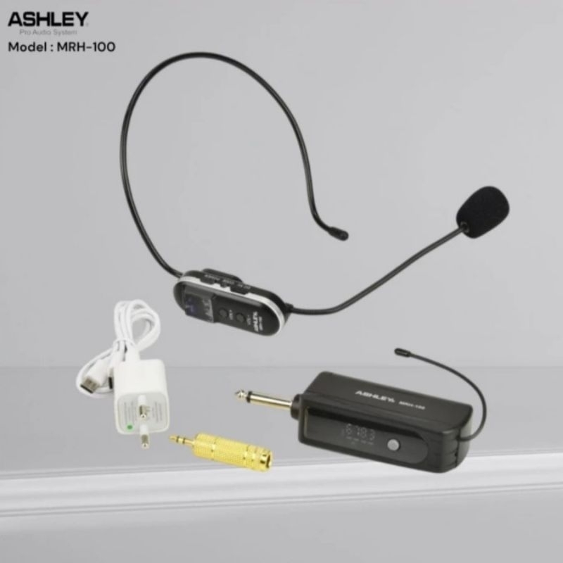 Mic Wireless Headset Bando Imam Ashley Mrh-100 Original Bergaransi