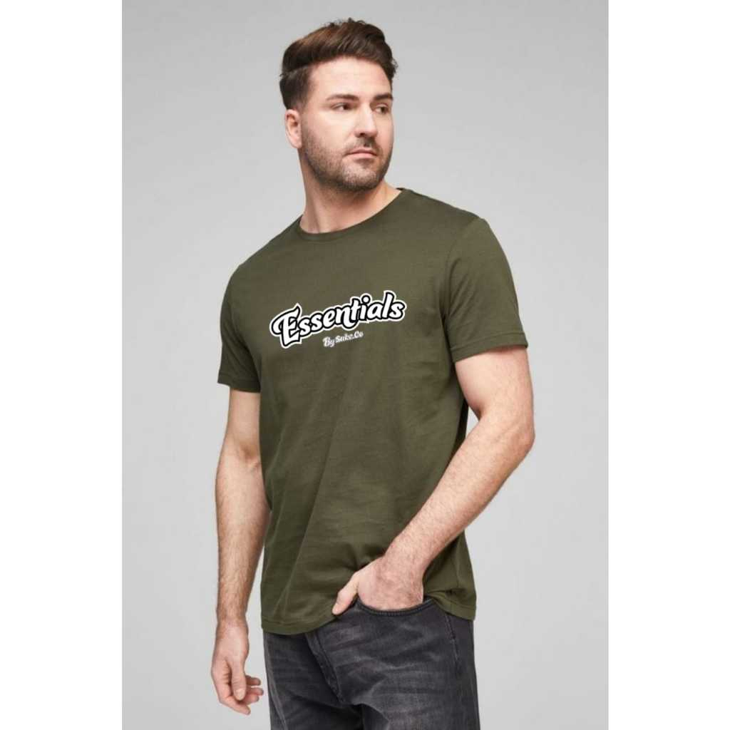 Kaos Essentials Premium Oversize Pria - Wanita | Kaos Import Terbaru Outfit Casual