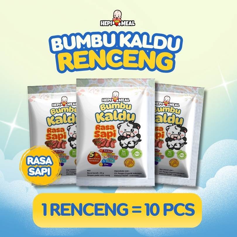 

1 Renteng Bumbu Kaldu Terfortifikasi VITB SAPI kemasan sachet | Cocok untuk bumbu MPASI