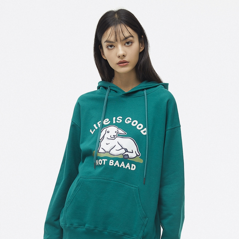 ( WOW ) Hoodie Full Catton Combed Hoodie Wanita LIve Is Good