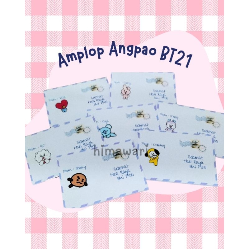 

Amplop Angpao Lebaran BT21 Mailer