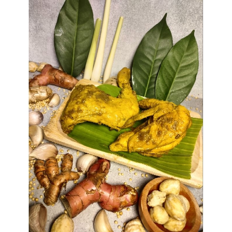 

Ayam Ungkep Bumbu Kuning Setengah Ekor 2 Potong