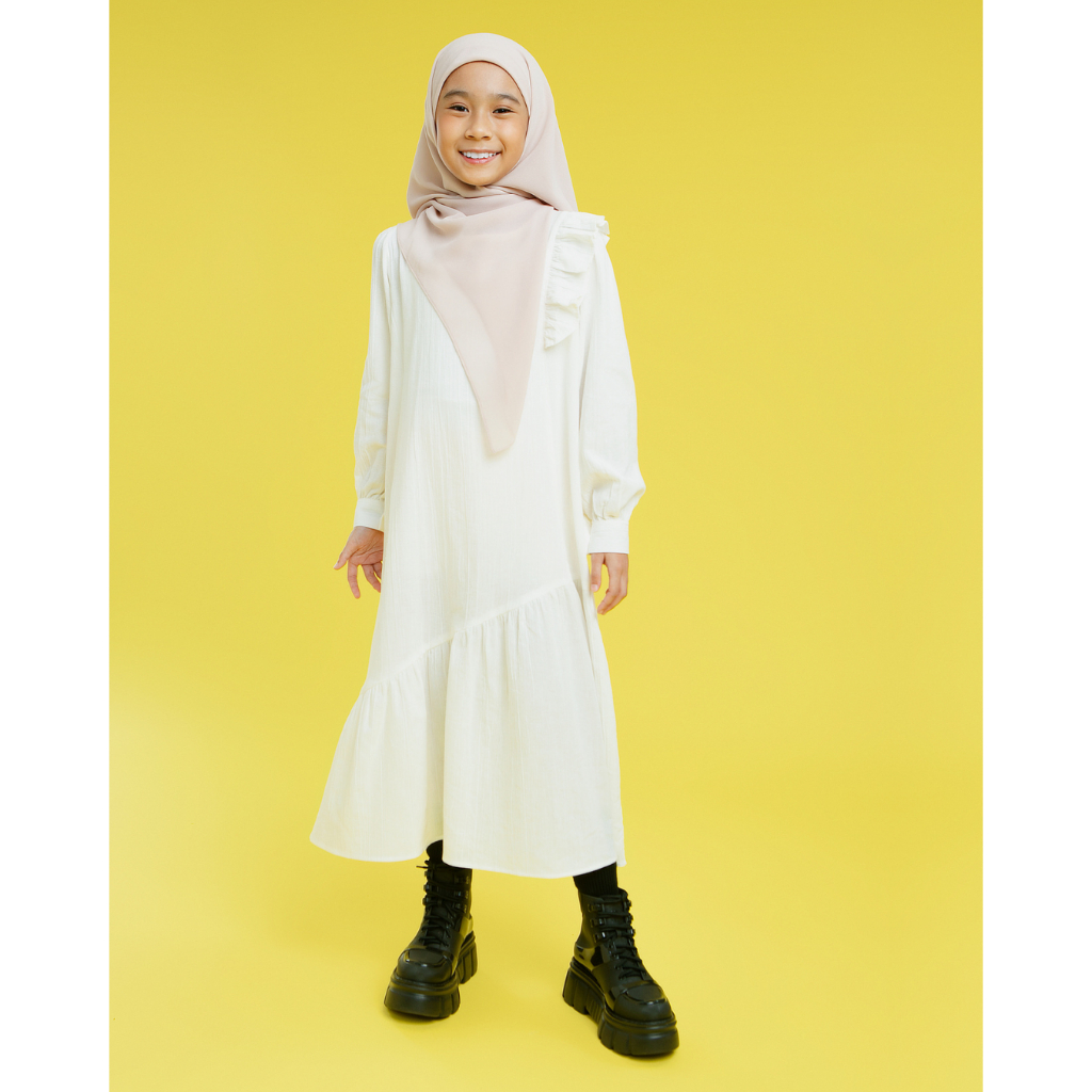 Cottoncut Ellena dress Kids Gamis anak perempuan