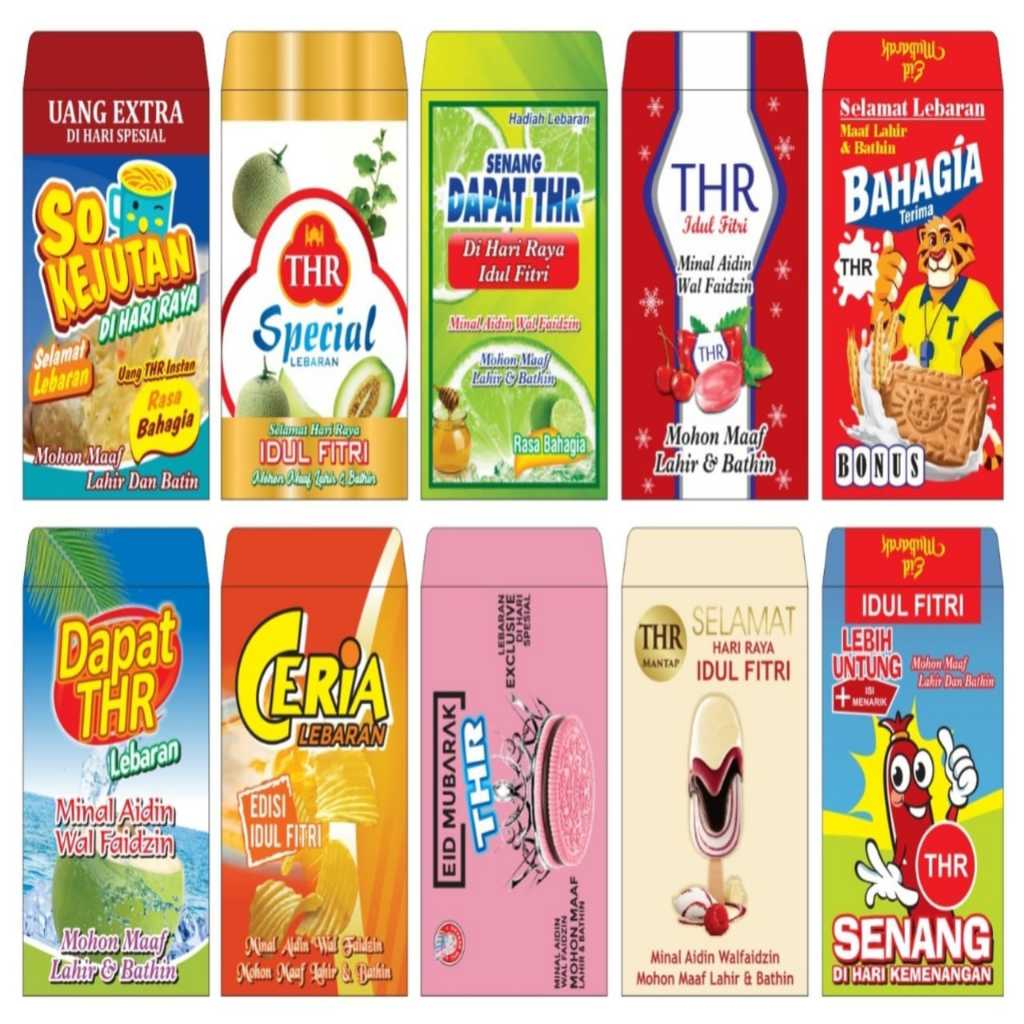 

AMPLOP ANGPAO LEBARAN IDUL FITRI LUCU KARAKTER Animasi MIX 5 motif Isi 100 Pcs, 50 Pcs, 25 Pcs mix