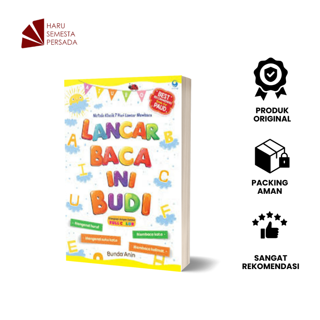 BUKU ANAK LANCAR BACA INI BUDI - BUNDA ANIN - Grasindo