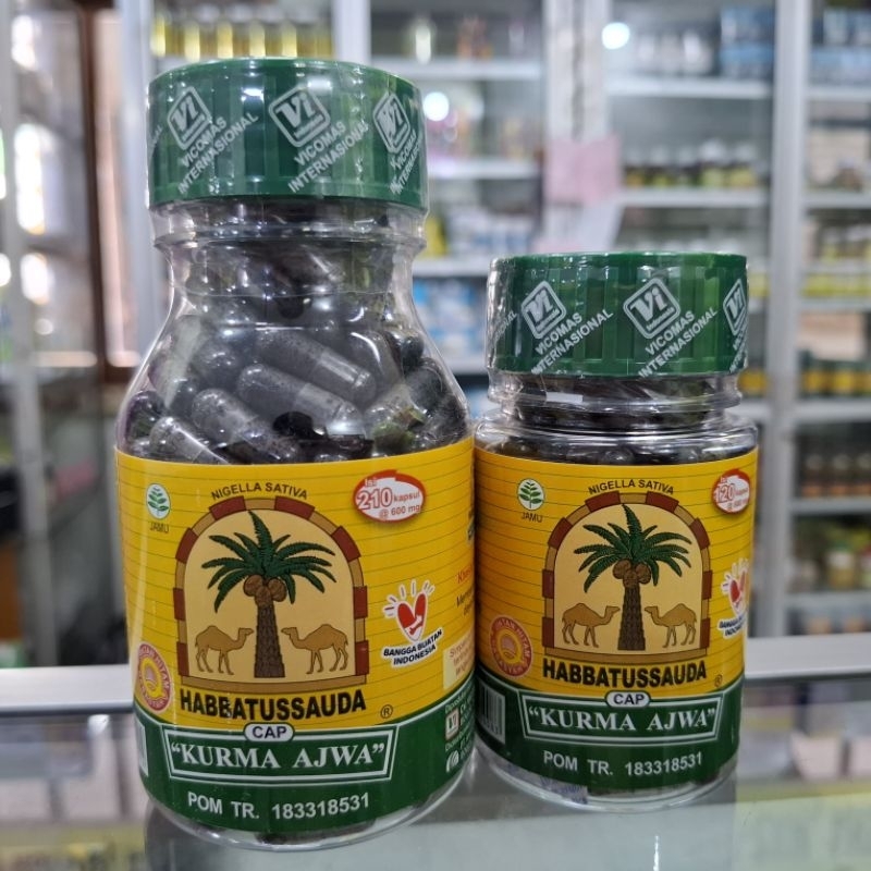 Habbatussauda CAP Kurma ajwa Asli original