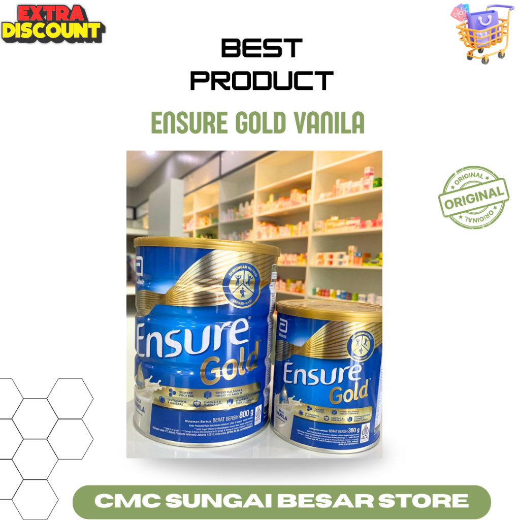 

Ensure Gold Vanila 850 & 380 gram