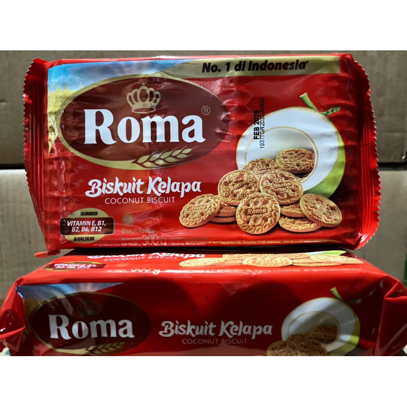 

Jual Roma Biskuit Kelapa (Coconut Biscuit) kaya akan vit E, B1,B2,B12