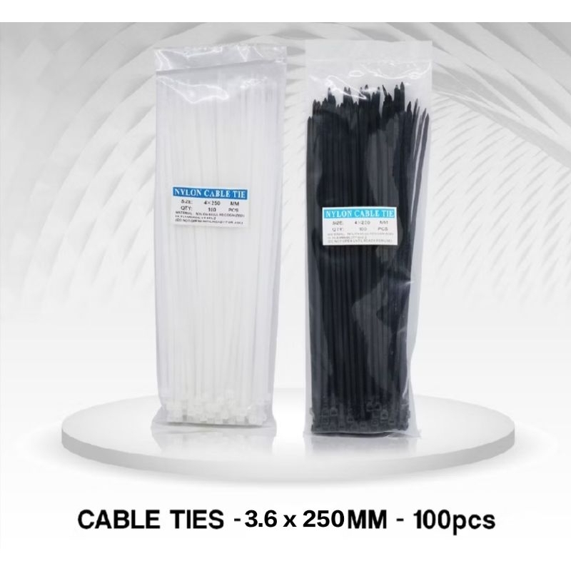 

Kabel Ties 4x300mm isi 100pcs Nylon Cable Tie Besar 30cm Insulock Tis 30 cm 4 x 300 mm Insulok pcs Panjang