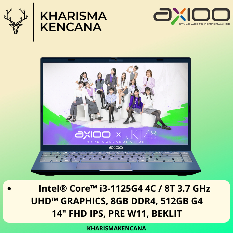 AXIOO HYPE 3 G11 Core™ i3-1125G4 8GB 256GB 14" FHD IPS W11 PRE